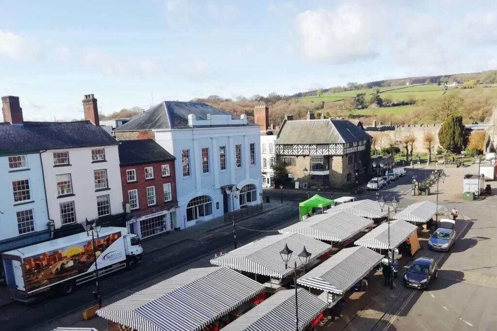 Cosy, Elegant Apartment In Heart Of Ludlow Town Luaran gambar